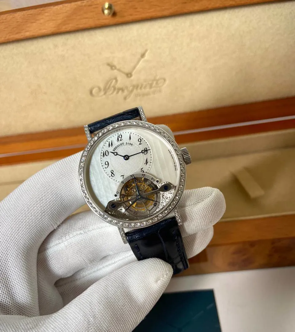 Breguet Classique Complications Tourbillon 3358BB/52/986.DD00 35mm White gold Mother-of-pearl 2