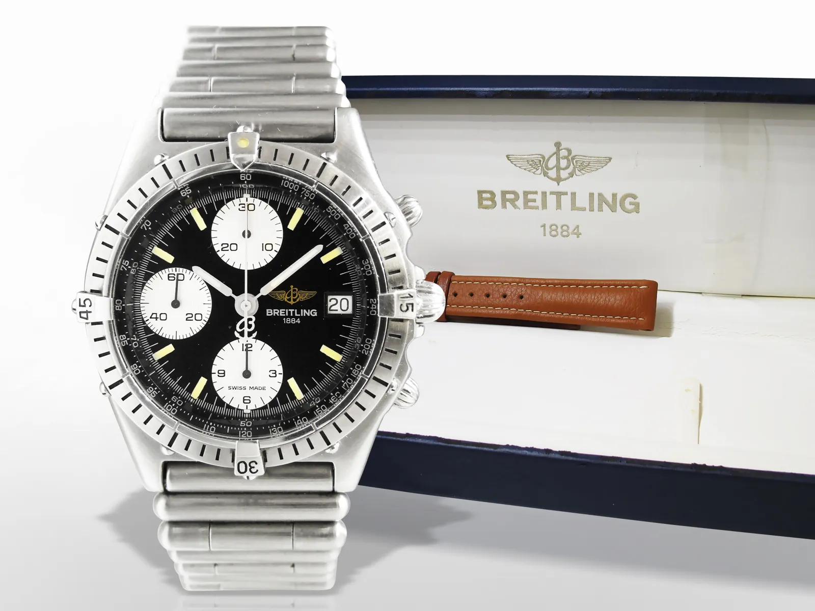 Breitling Chronomat 39mm Stainless steel Black