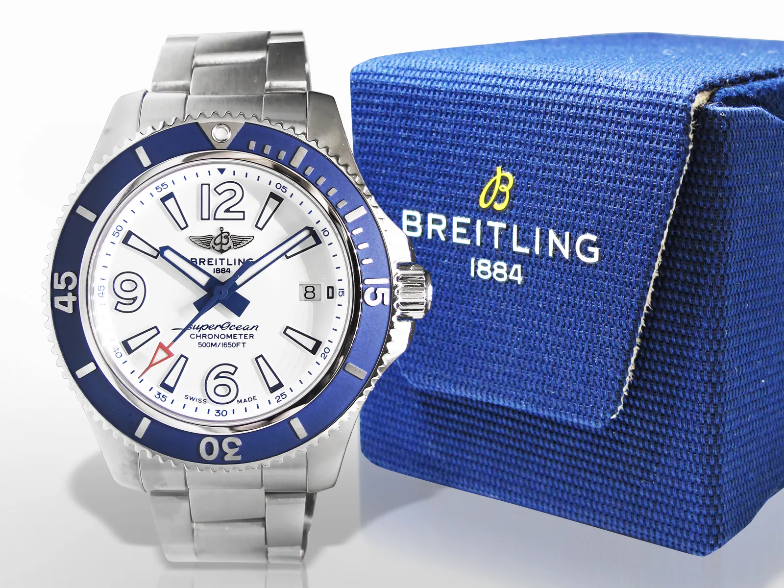 Breitling Superocean 42mm Stainless steel White