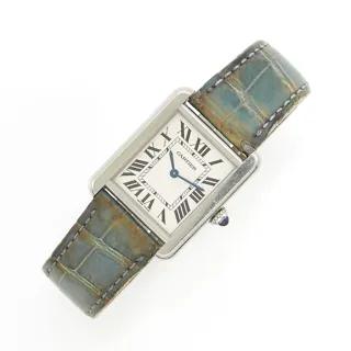 Cartier Tank Solo 3170 Stainless steel White