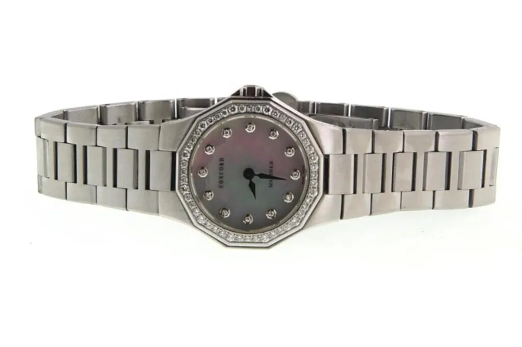 Concord Mariner Stainless steel and Diamond Mother-of-pearl