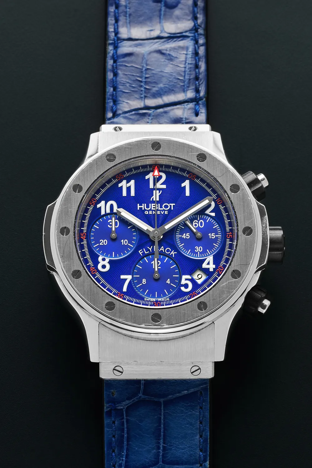 Hublot Super B B1926 42.5mm Stainless steel Blue