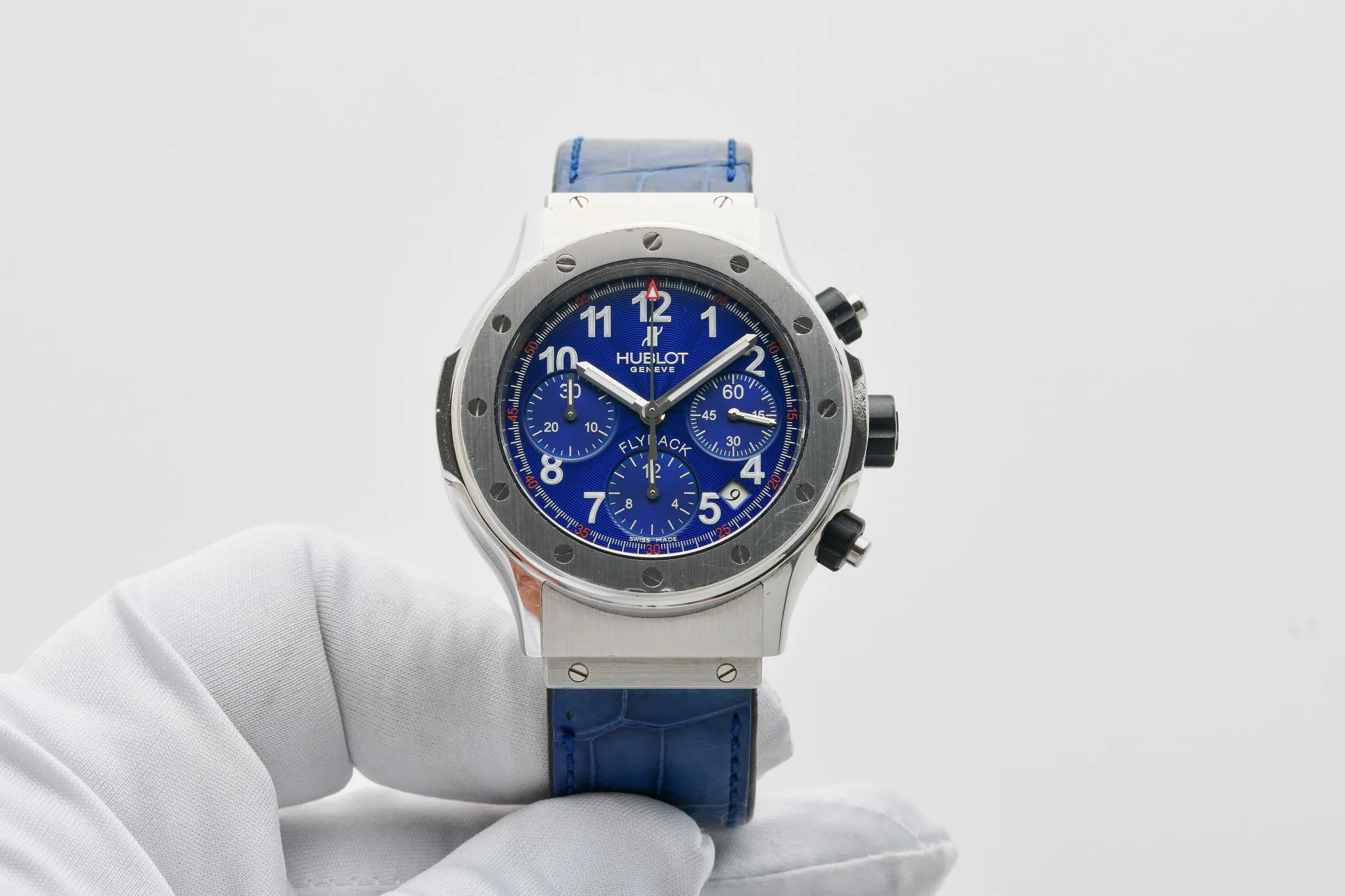 Hublot Super B B1926 42.5mm Stainless steel Blue 1