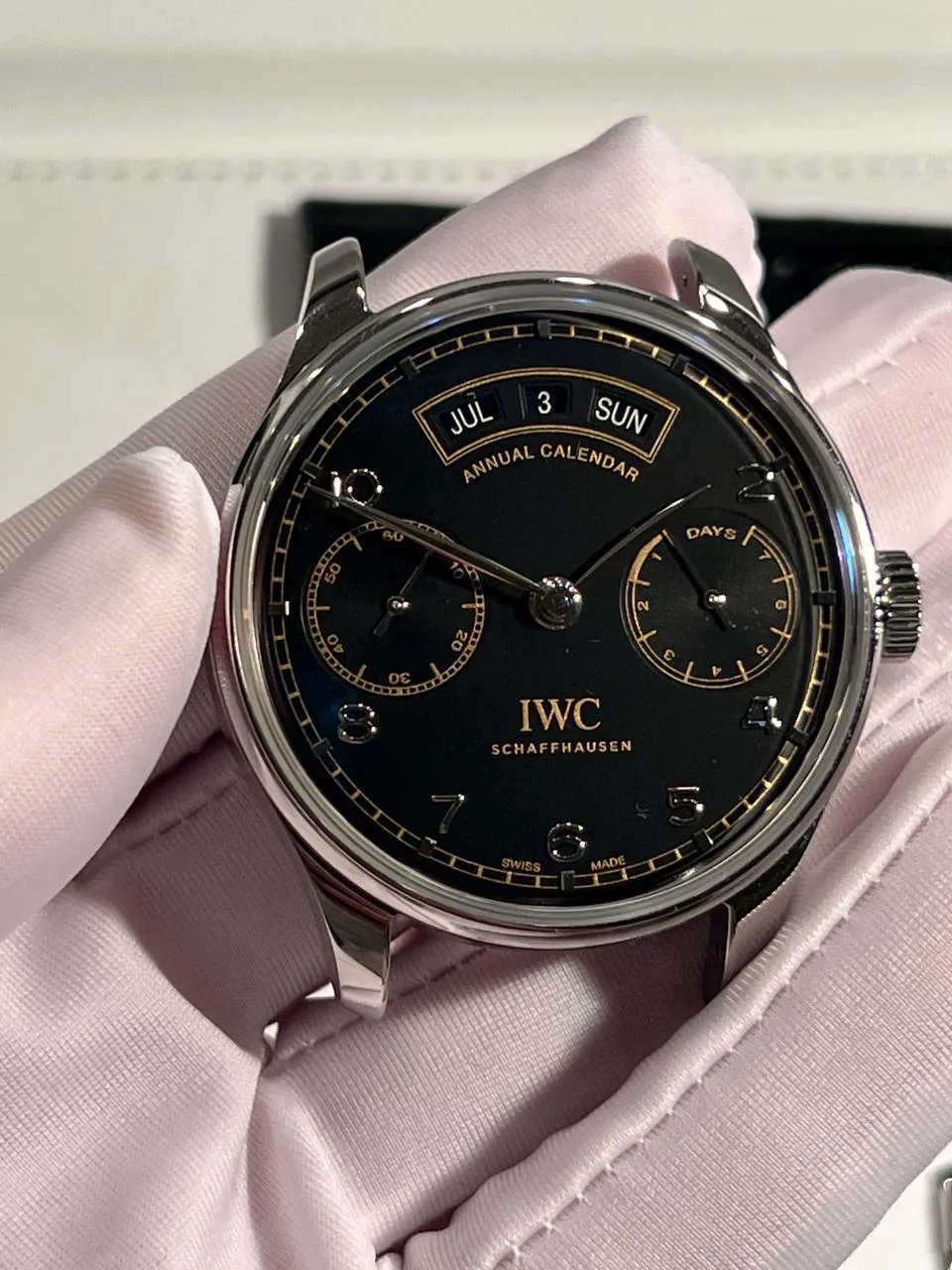 IWC Portugieser IW5035-07 44mm Stainless steel Black 4