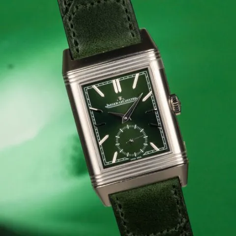 Jaeger-LeCoultre Reverso Tribute Q3978430 45.6mm Stainless steel Green