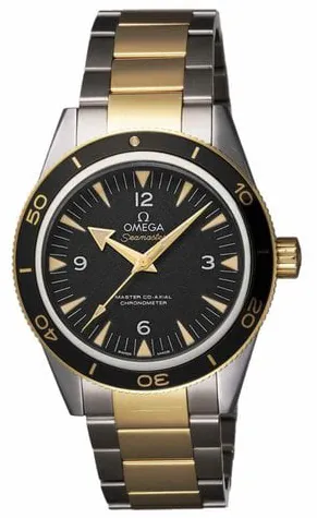 Omega Seamaster 300 233.20.41.21.01.002 41mm Yellow gold and Stainless steel Black