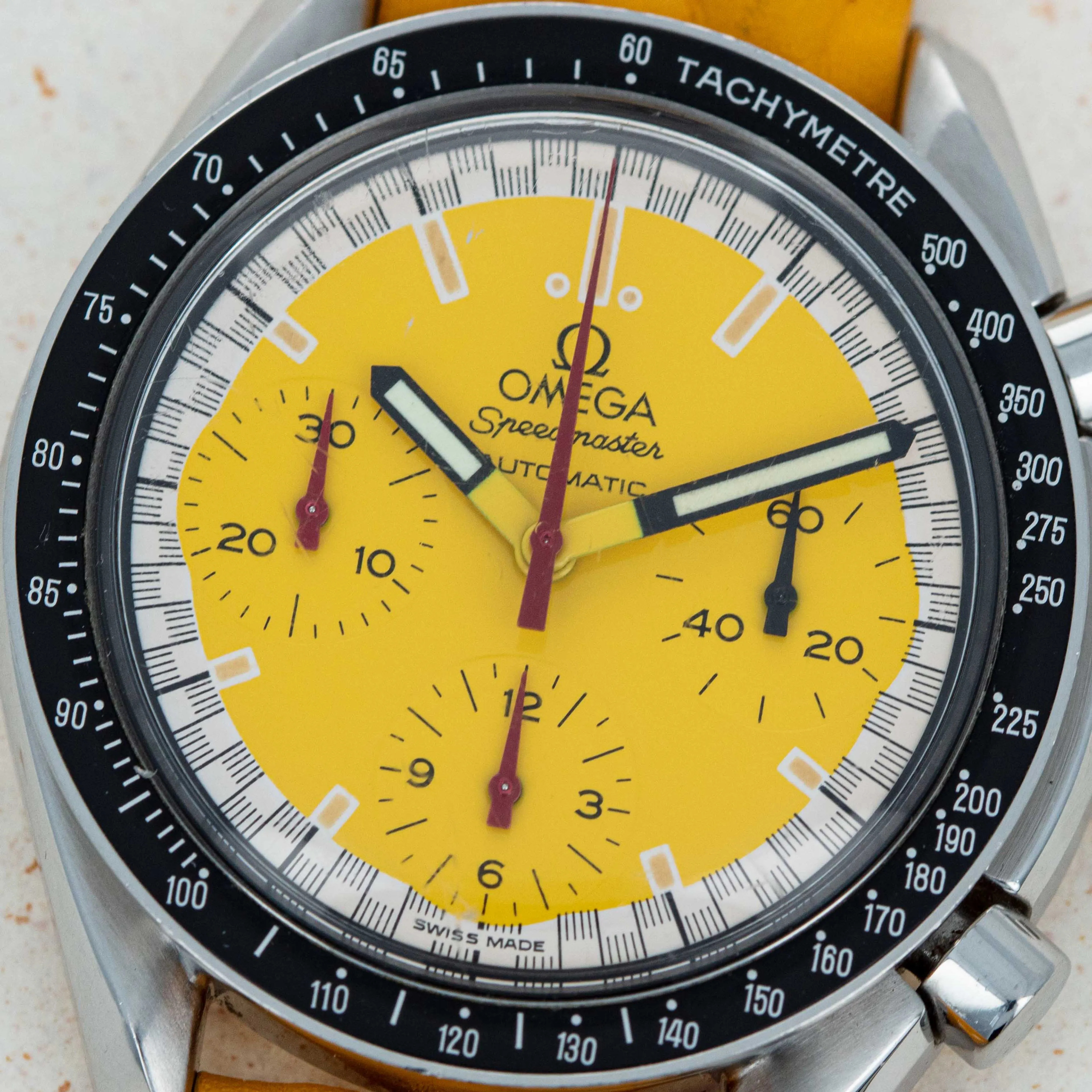 Omega Speedmaster 3810.12.40 39mm Stainless steel Yellow 10