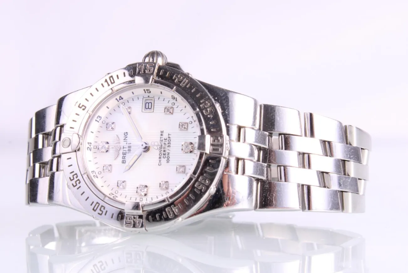 Breitling Galactic A71340 30mm Stainless steel Mother-of-pearl