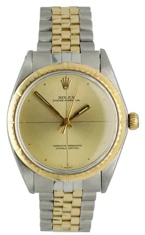 Rolex Oyster Perpetual 34 1038 34mm Yellow gold and Stainless steel Gold