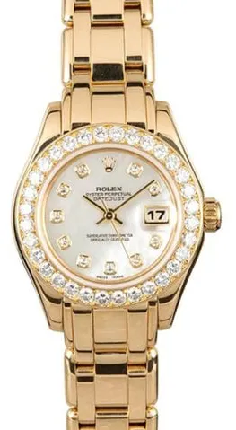 Rolex Pearlmaster 69298 29mm Yellow gold Mother-of-pearl