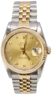 Rolex Datejust 36 16233 Stainless steel Champagne