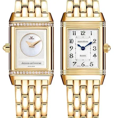 Jaeger-LeCoultre Reverso 266.1.11 9.1mm Yellow gold Mother-of-pearl