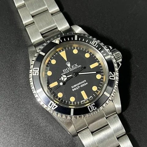 Rolex Submariner 5513 40mm Stainless steel Black