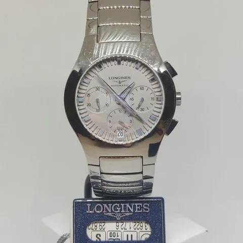 Longines Oposition L3.622.1.72.6 38mm Titanium Grey