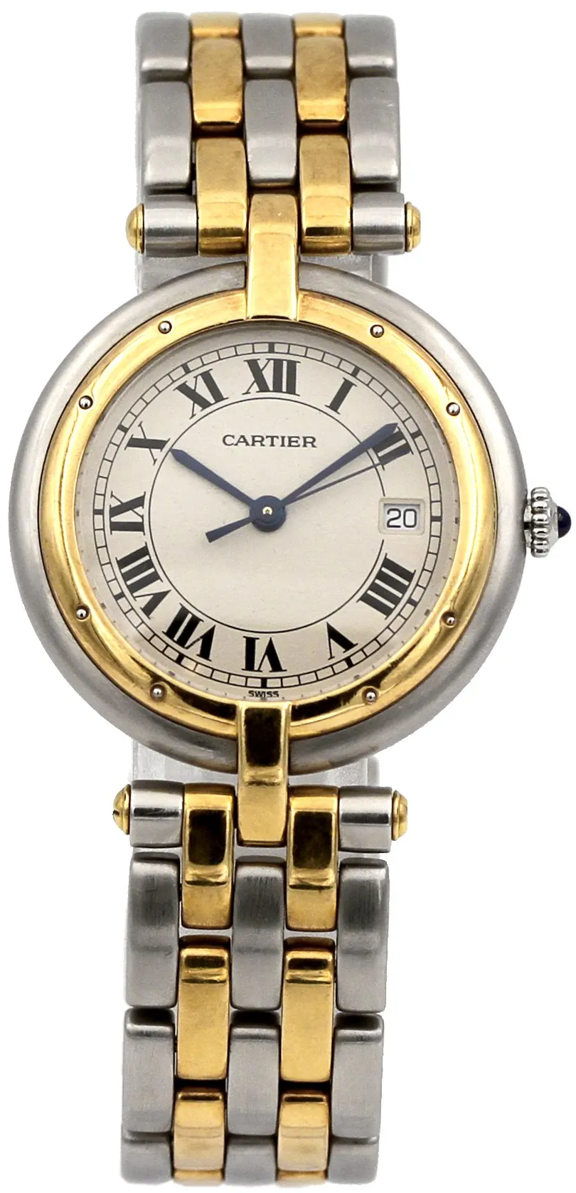 Cartier Vendôme 8396 30mm Gold/steel White