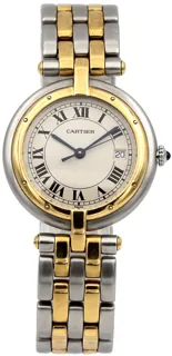 Cartier Santos 8396 Yellow gold and Stainless steel White