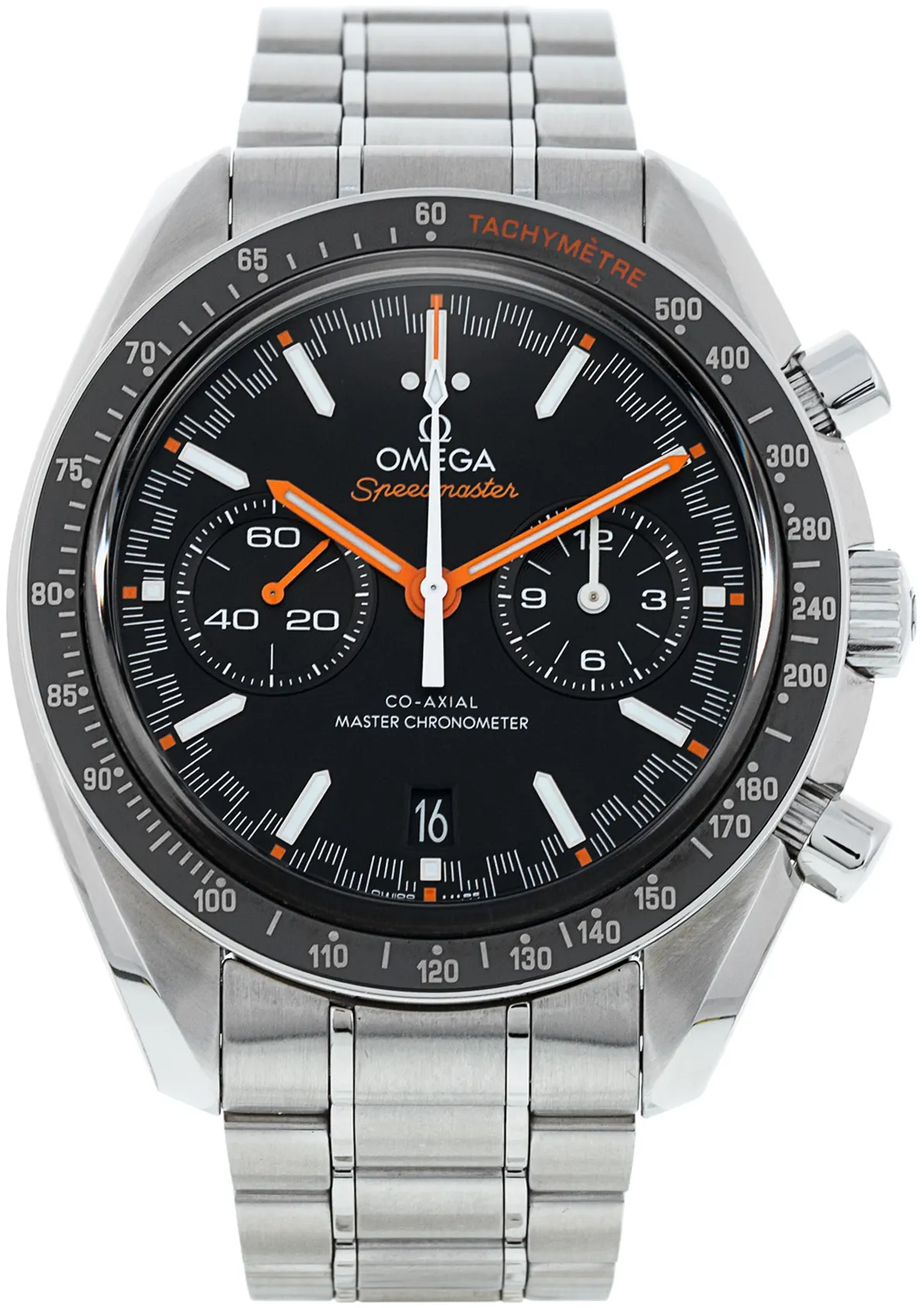 Omega Speedmaster Racing 329.30.44.51.01.002 44mm Stainless steel Black