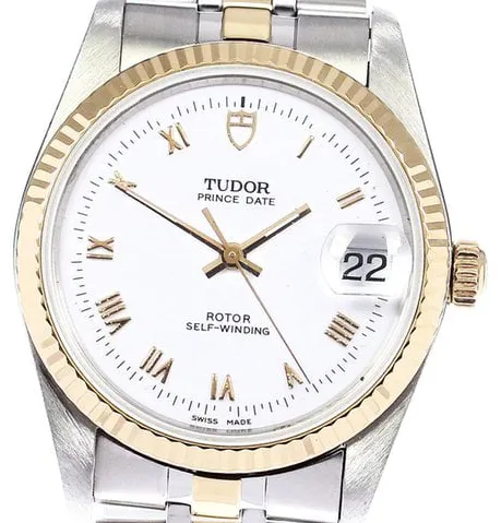 Tudor 74033 34mm YG White