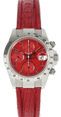 Tudor Prince Date 79280 40mm Stainless steel Red