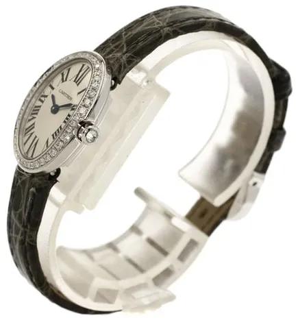 Cartier Baignoire wb520027 19mm White gold Silver