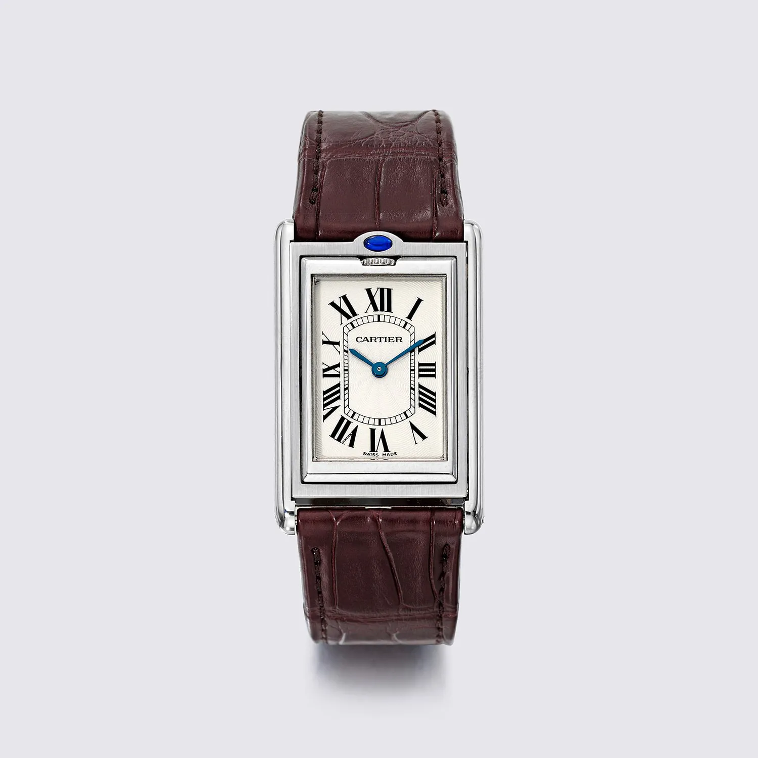 Cartier Tank Basculante nullmm Stainless steel Ivory