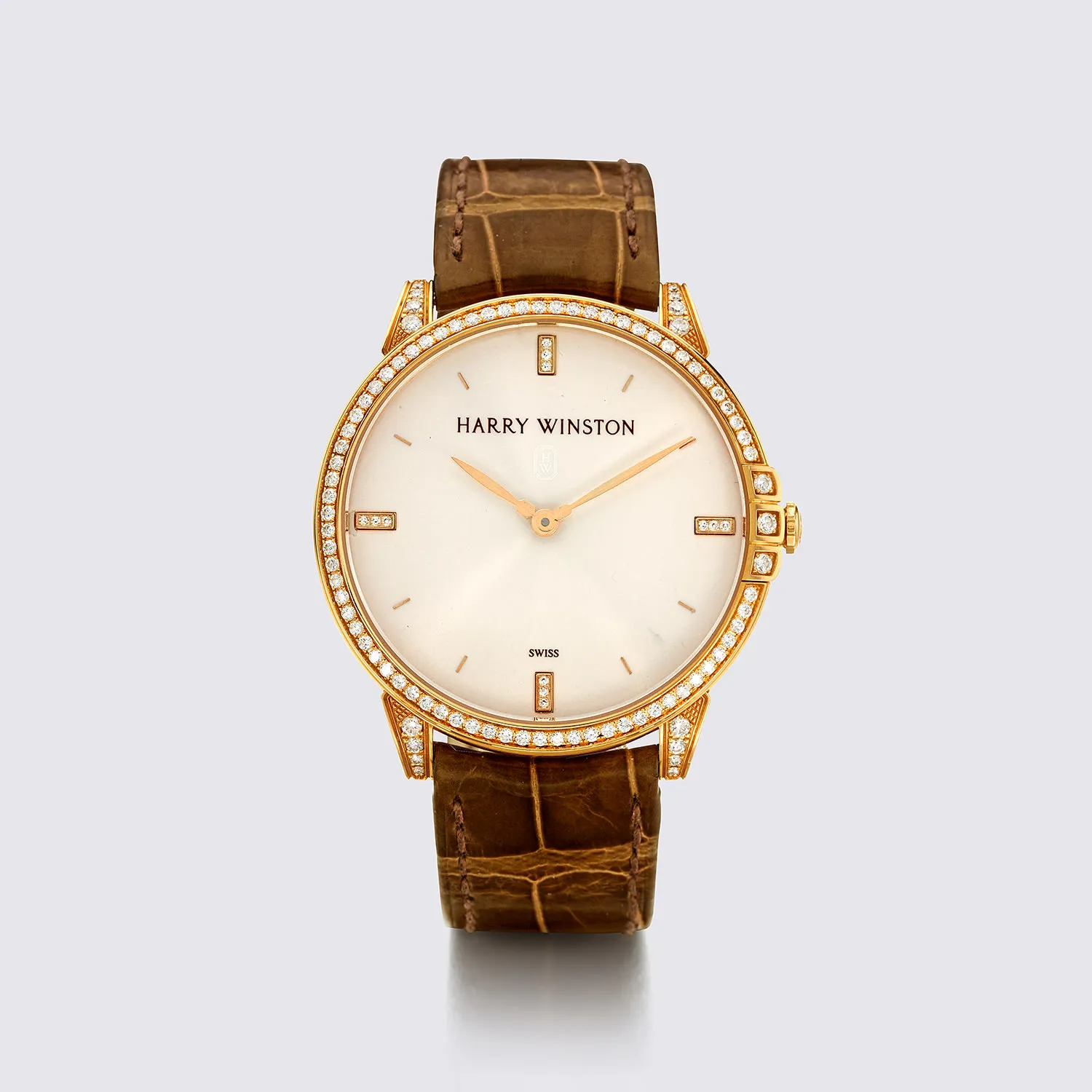Harry Winston Midnight 39mm Rose gold Champagne