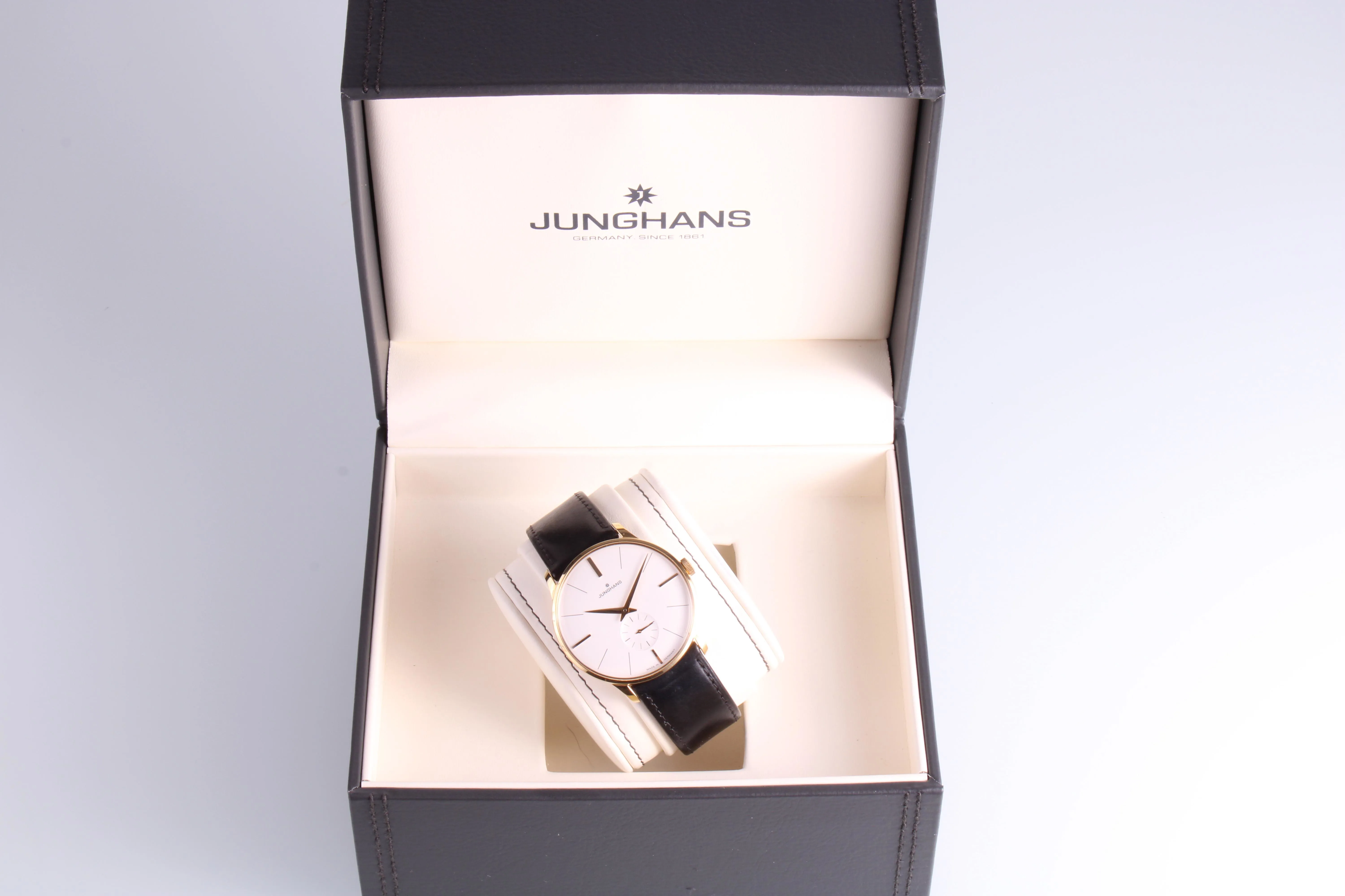 Junghans Meister 027/5201.00 38mm Gold-plated steel Silver 1