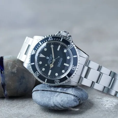 Rolex Submariner 5513 40mm Stainless steel Black