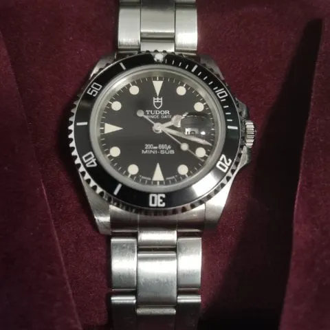 Tudor Prince Date 73190 33mm Stainless steel Black