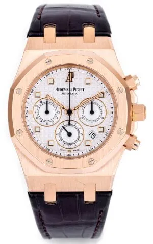 Audemars Piguet Royal Oak 26022OR.OO.D088CR.01 39mm Rose gold White