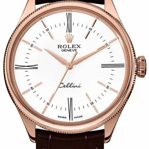 Rolex Cellini 50505-0020 39mm Rose gold White