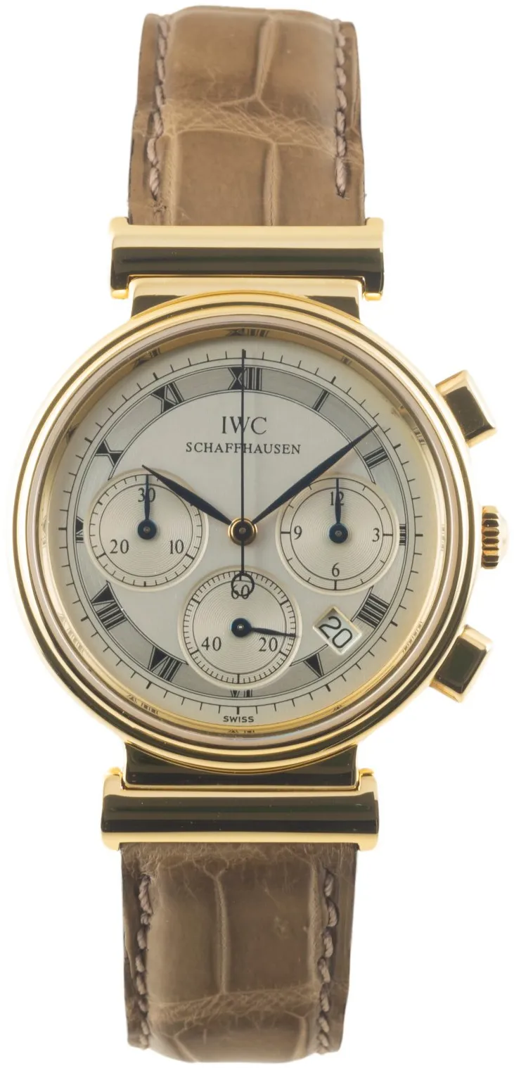 IWC Da Vinci IW373901 32.5mm 18ct gold Silver