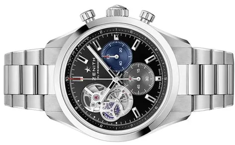 Zenith El Primero 03.3300.3604/21.M3300 39.5mm Stainless steel Black