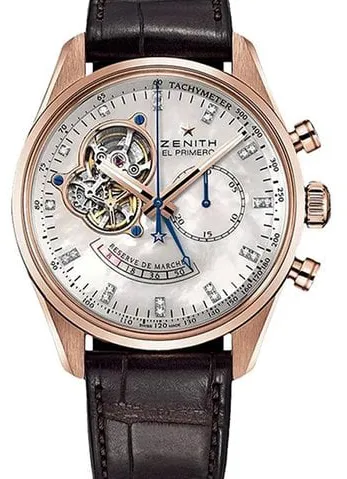 Zenith El Primero Chronomaster 18.2080.4021/81.C713 42mm Rose gold Mother-of-pearl