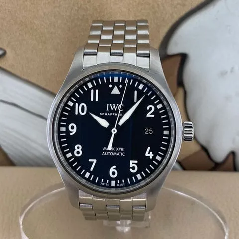 IWC Pilot Mark IW327015 40mm Stainless steel Black