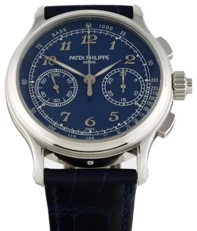 Patek Philippe Split-Seconds Chronograph 5370 41mm Platinum Blue