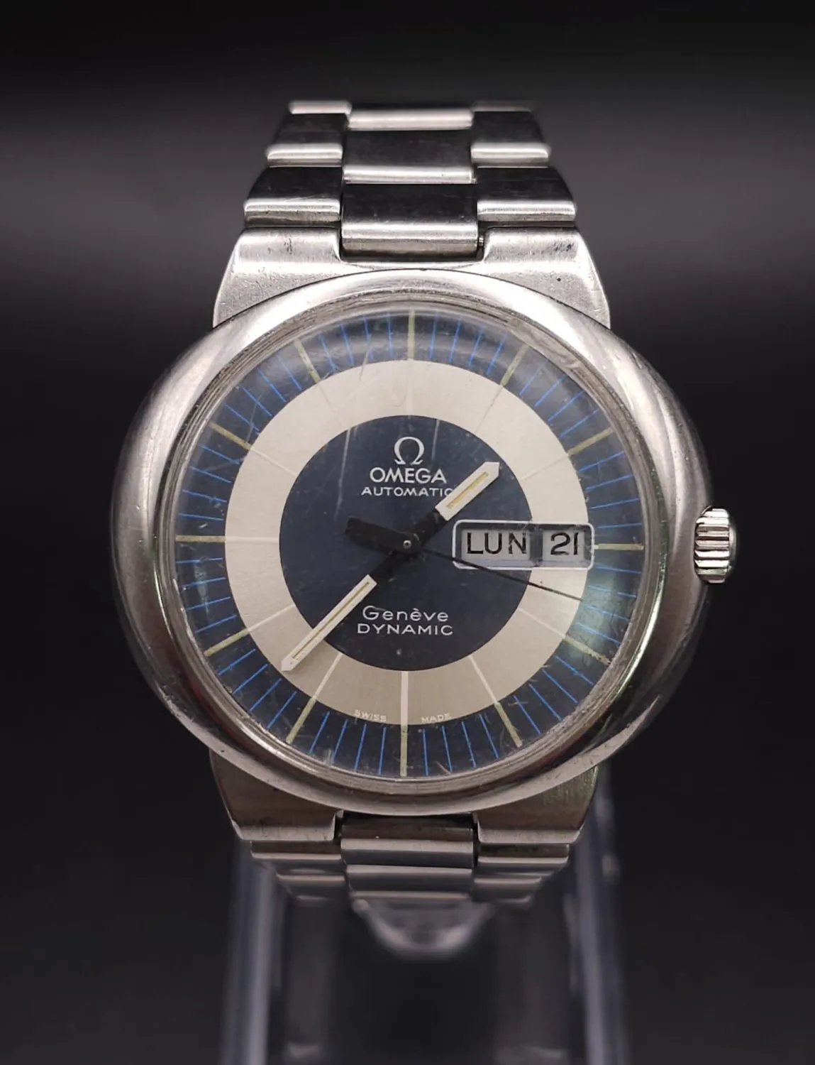 Omega Dynamic 42mm Stainless steel Blue 2