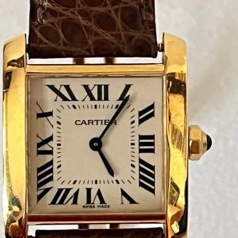 Cartier Tank 1821 25mm Yellow gold Silver