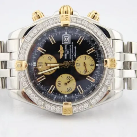 Breitling Chronomat B13356 44mm Yellow gold and Stainless steel Black