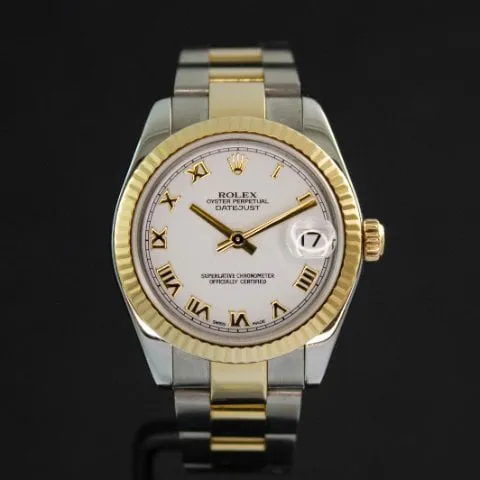 Rolex Datejust 31 178273 31mm Yellow gold and Stainless steel White