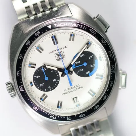 TAG Heuer Autavia CY2110 43mm Stainless steel White