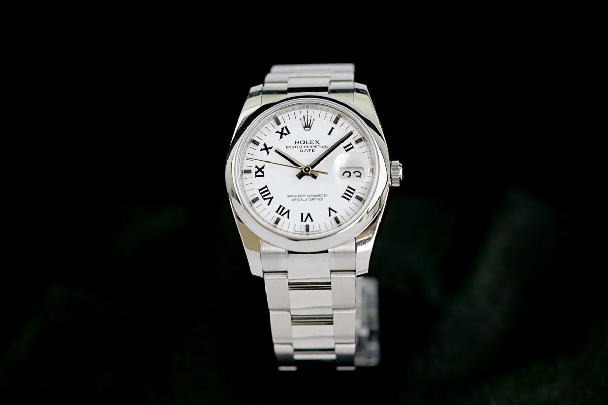 Rolex Oyster Perpetual Date 115200 34mm Stahl