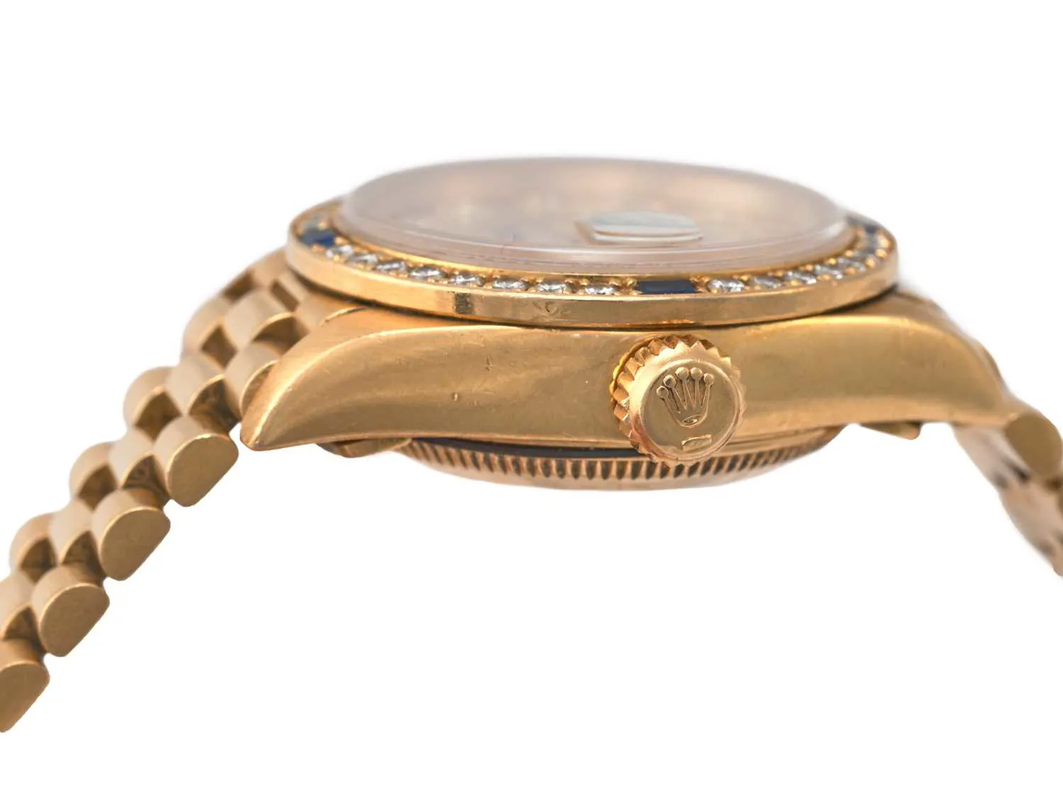 Rolex Lady-Datejust 69088 26mm Yellow gold and diamond-set Silver 4