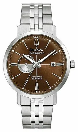 Bulova 96B375 41mm Stainless steel Brown