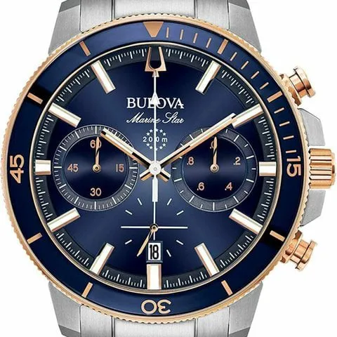 Bulova Marine Star 98B301 45mm Stainless steel Blue