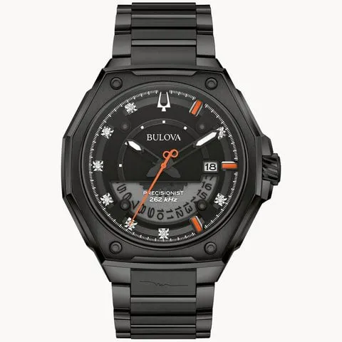 Bulova 98D183 48.5mm Stainless steel Black