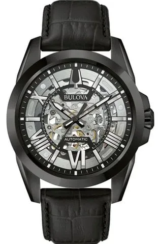 Bulova 98A304 43mm Stainless steel Black