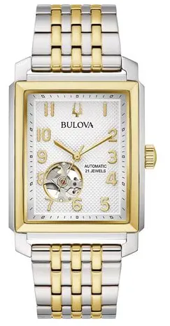 Bulova 98A308 33mm Stainless steel White