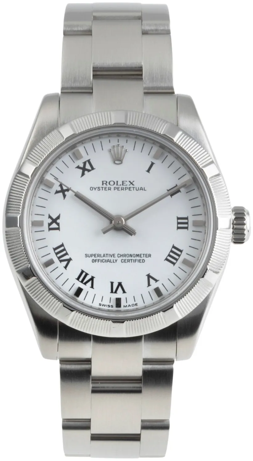 Rolex Oyster Perpetual 31 177210 31mm Stainless steel White