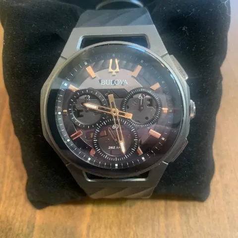 Bulova CURV 98A162 44mm Titanium Black